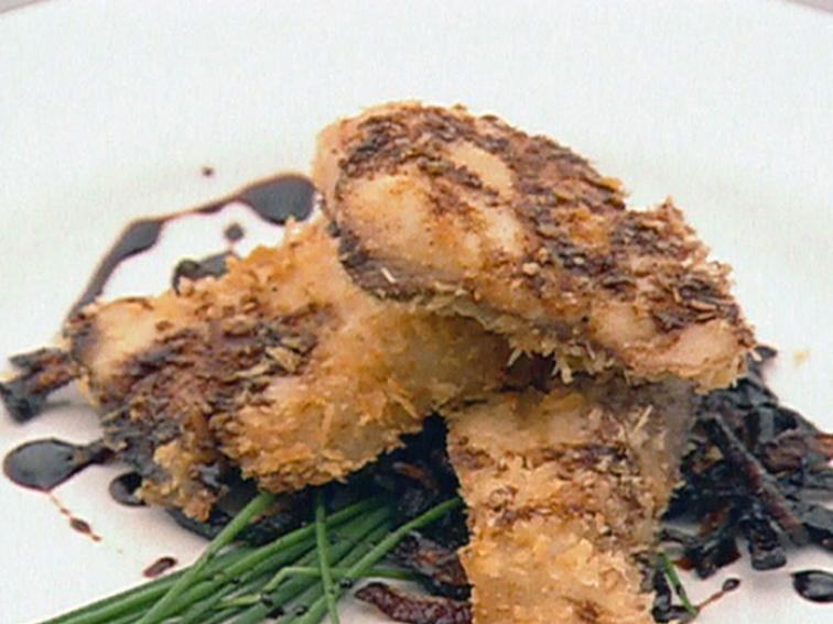 Texas Fried Sea Bass with a Raspberry Honey Soy Glaze Recipe Rory