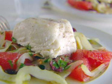 Roasted Halibut with Grapefruit Fennel Salsa Recipe | Giada De ...