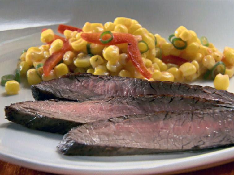 Red Wine Marinated Flank Steak Recipe Sandra Lee Food Network