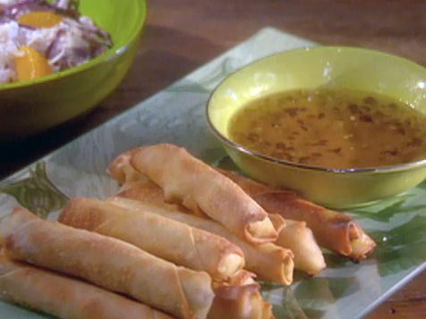Chicken-Green Chili Straws with Jalapeno-Honey Dip