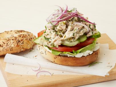 Tyler Florence's Tuna Everything Bagel As Seen On Food Network's Tyler's Ultimate