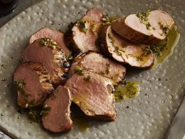 Pork Tenderloin with Chimichurri Recipe | Tyler Florence | Food Network