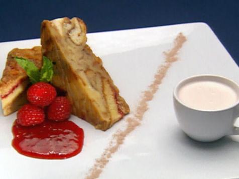 Queen's Bread Pudding with Cold Fruit "Soup"