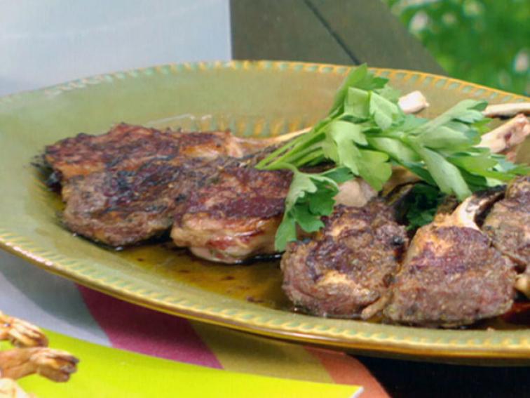 Grilled Lamb Chops with Rosemary, Salt, and Tapanade Aioli Recipe