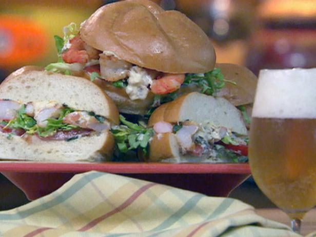 Shrimp Po'Boys with Angry Mayonnaise