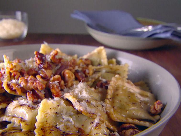Ravioli with Balsamic Brown Butter Recipe Giada De Laurentiis Food