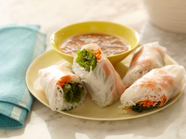 Soft Summer Asian Rolls with Savory Dipping Sauce