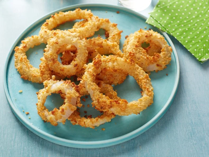 Frame 151,Ellie Krieger's Oven Baked Onion Rings as seen on Food Network,Ellie Krieger's Oven Baked Onion Rings as seen on Food Network