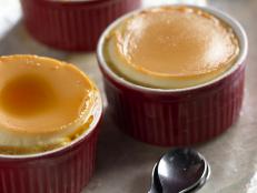 Celebrate the ultimate in dessert mash-ups: a combination of creamy cheesecake and a rich caramel-laced flan.