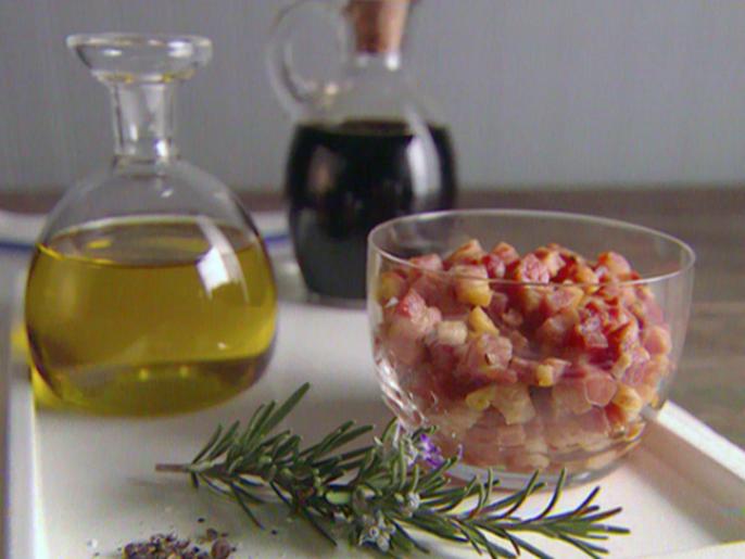 Pancetta Balsamic Vinaigrette Recipe Giada De Laurentiis Food Network