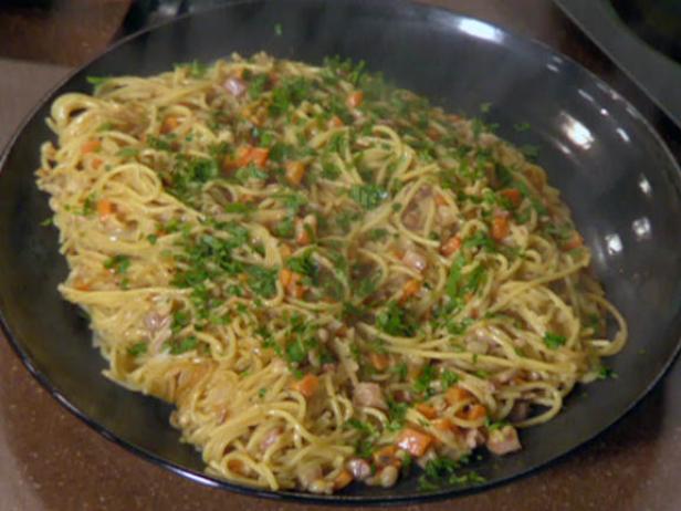 Creamy Spaghetti and Beans