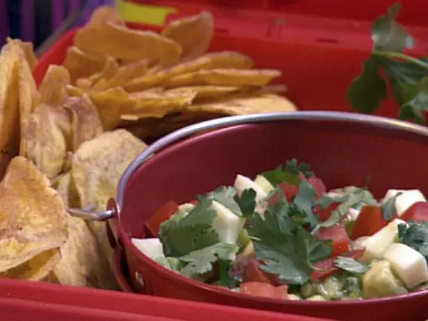 Plantain Chips and Avocado Aji Recipe | Ingrid Hoffmann | Food Network