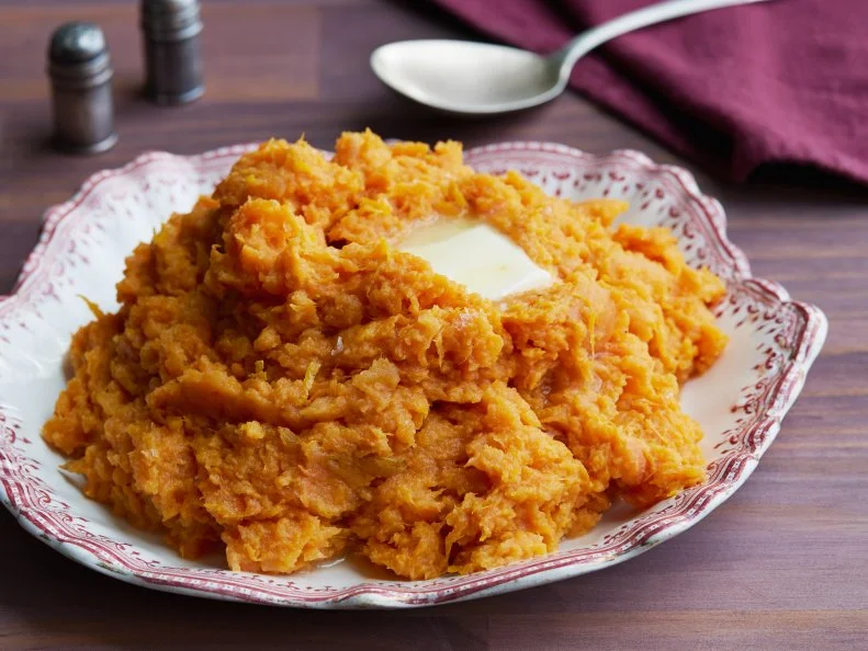 Cooking Channel 
Ellie Krieger Mashed Sweet Potatoes Orange Essence
What to do with Sweet Potatoes