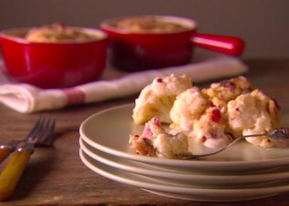 Roasted Cauliflower with Parmesan and Pancetta-image