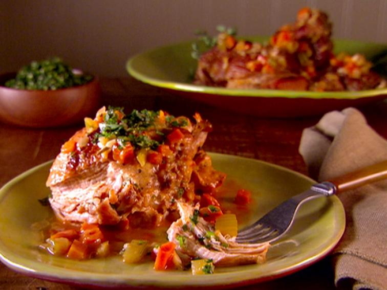 Turkey Osso Buco with Parsley and Rosemary Gremolata Recipe Giada De