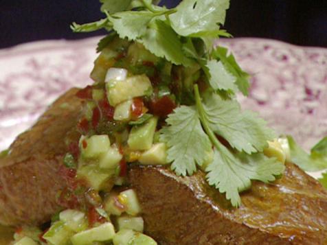 Hot Smoked Salmon with an Amazing Chile Salsa