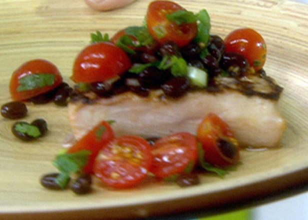 Grilled Mahi-Mahi with Black Bean Salsa