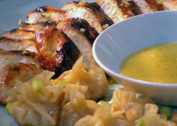 Grilled Chicken with Spicy Ginger Vinaigrette