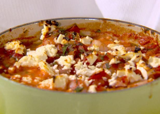 Baked Shrimp with Tomatoes and Feta image