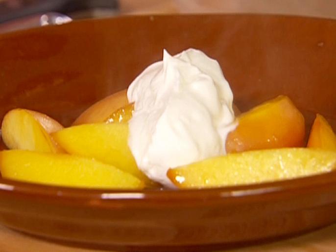 Baked Nectarines with Greek Yogurt and Honey Recipe Danny Boome