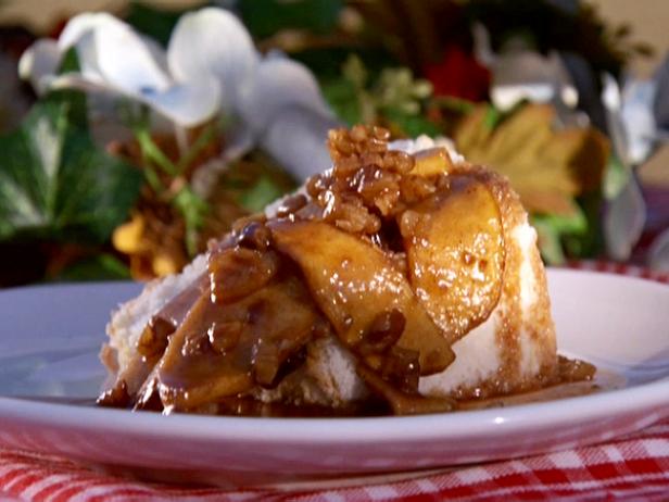 Grandma Lorraine S Apple Angel Food Cake Recipe Sandra Lee Food Network