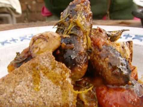 Sweet Cherry Tomato and Sausage Bake