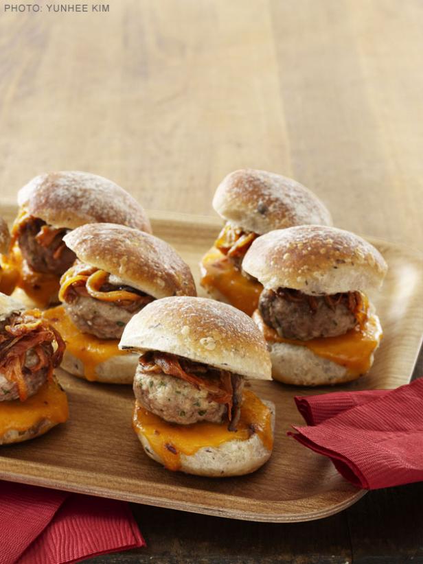 Mini Pork Cheeseburgers