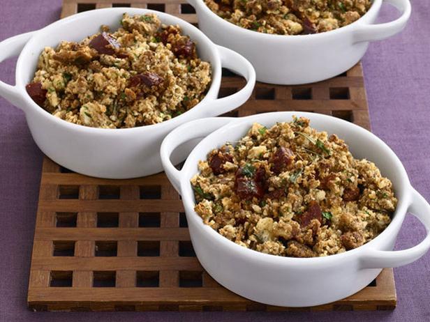 Individual Sausage Stuffing Recipe | Food Network Kitchen ...
