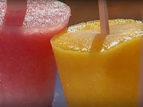 Mango-Basil Freeze Pops