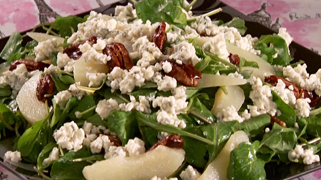Arugula-Pear-Gorgonzola Salad