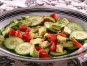 Cucumber-Tomato-Avocado Salad with Tequila-Lime Vinaigrette. Sandra LeeSemi-Homemade with Sandra LeeSH-1207