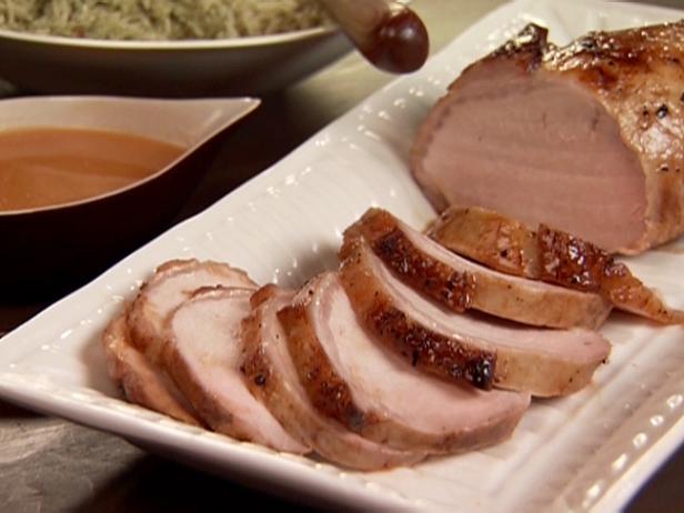 Roast Pork Loin with Sour Citrus Sauce