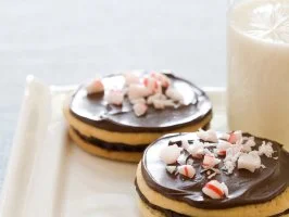 Peppermint + Chocolate Cookies