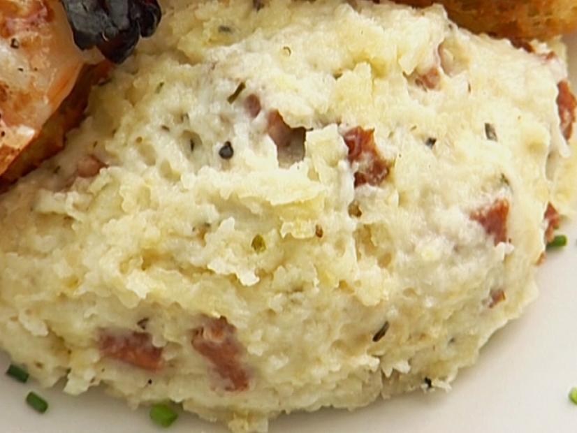 Andouille and White Cheddar Cheese GritsRecipe courtesy Back Inn CafeAD1C10