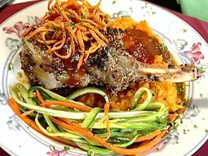 Pecan Crusted Double-Cut Pork ChopsRecipe courtesy Dinner in the DinerAD1C10