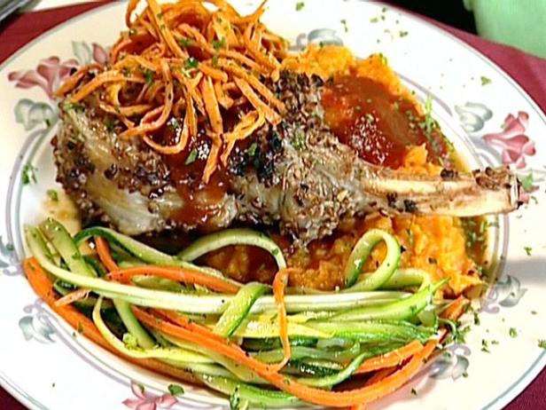 Pecan Crusted Double-Cut Pork Chops
