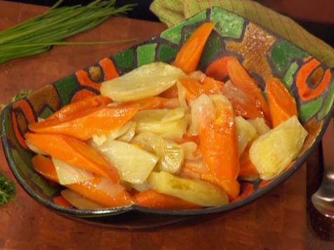 Braised Carrots and Fennel