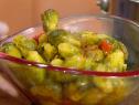 Sweet and Spicy Brussels Sprouts. Rachael Ray30 Minute MealsTMSP06