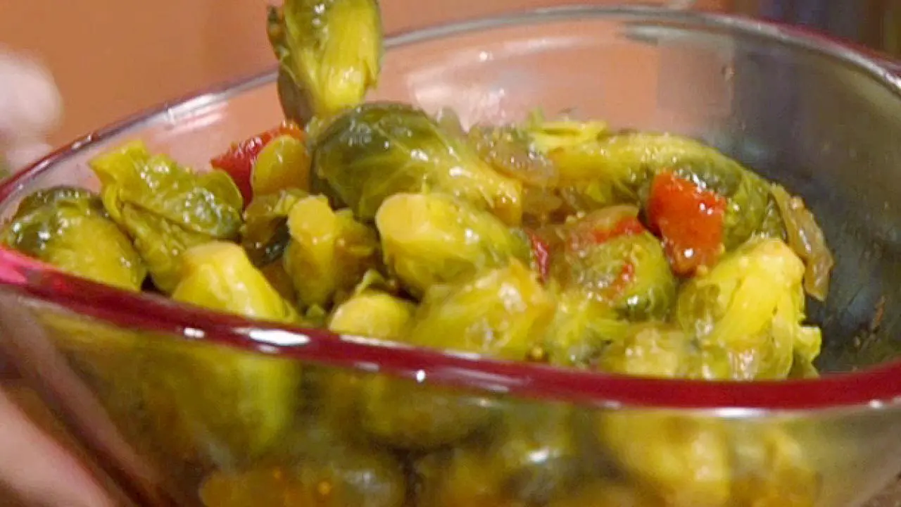 Sweet & Spicy Brussels Sprouts