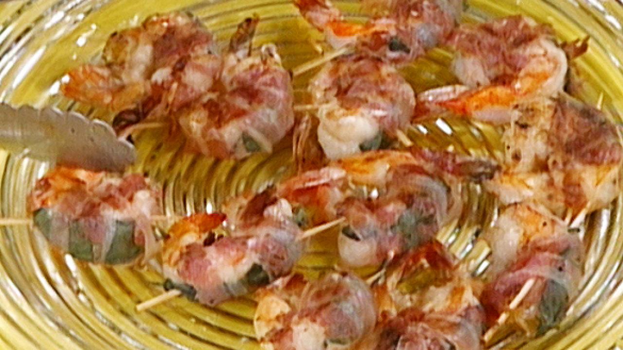 Shrimp with Sage and Pancetta