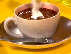 Make your dessert first for this menu to allow these chocolate cups to set and chill. This recipe is a no-bake pot de creme, no kidding.