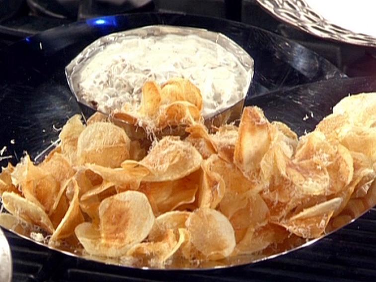 Gruyere Russet Chips Recipe Guy Fieri Food Network