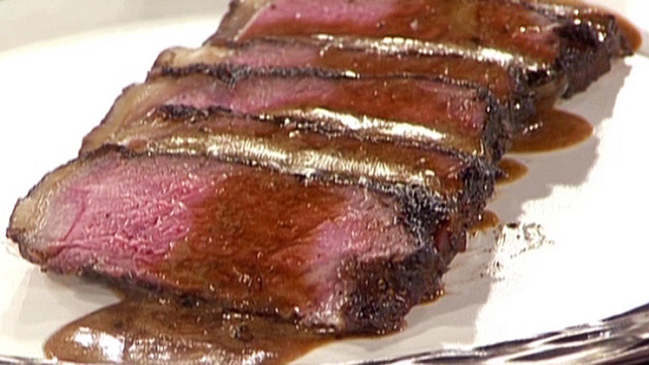 Java Crusted New York Steak