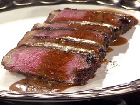 Java Crusted New York Steak with Stout Glaze