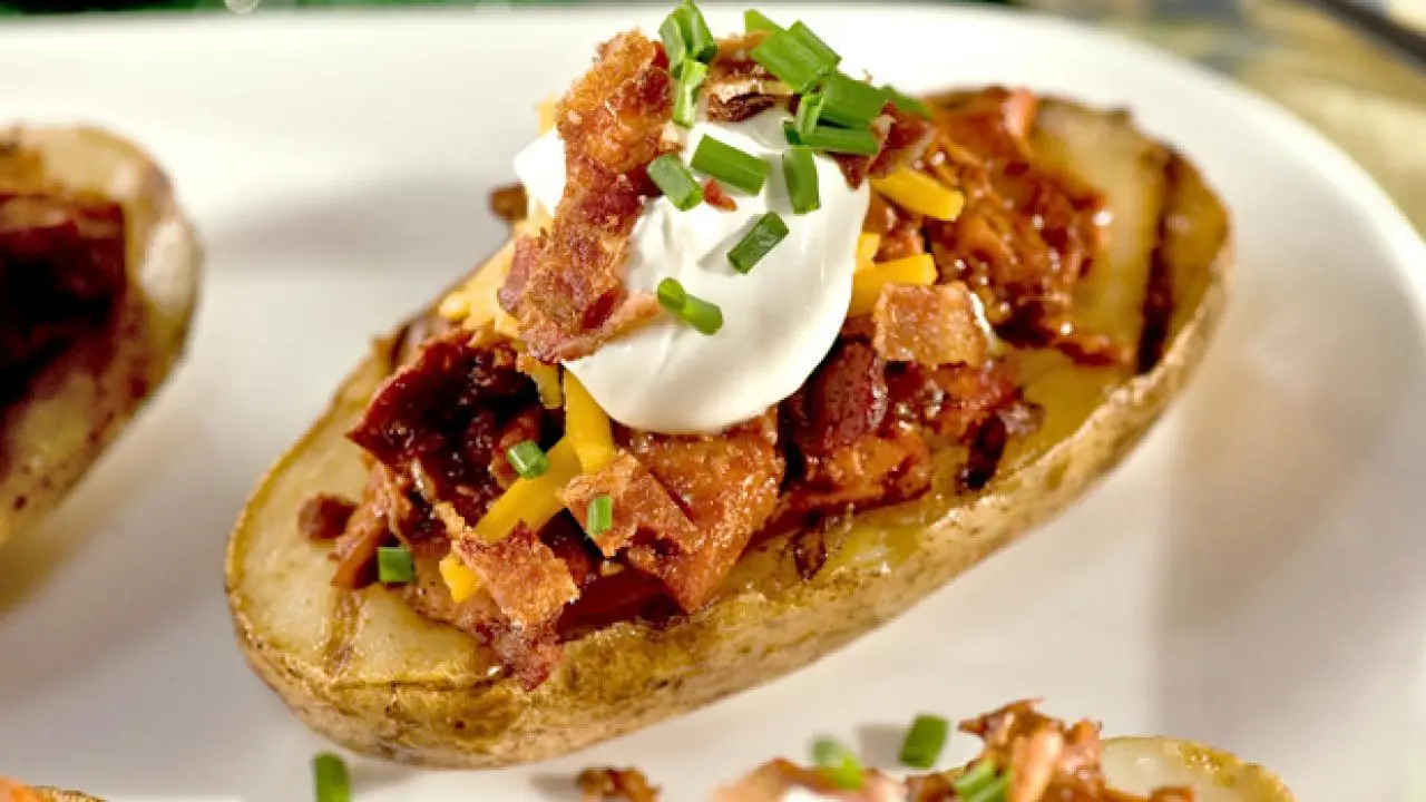 Barbecue Potato Skins