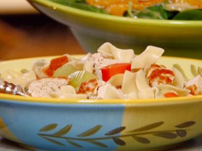 Turkey-Vegetable Stew with Egg Noodles. Robin MillerQuick Fix MealsRM-0208