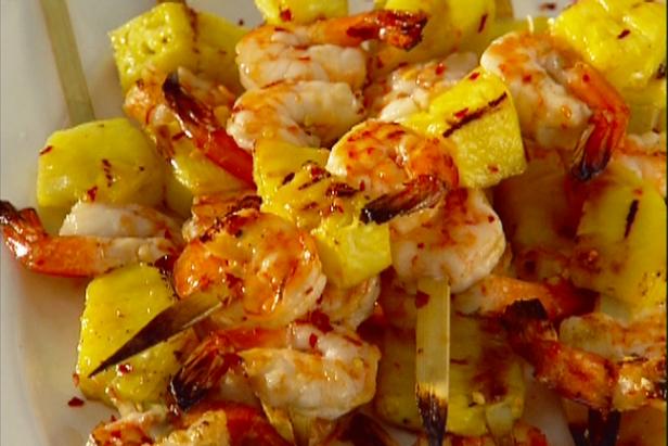 Chili Prawn Skewers