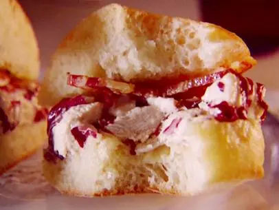 Curried Chicken Sandwich with Radicchio and PancettaGiada De Laurentiis. Everyday ItalilanEI-1120