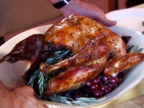 Whole Roasted Turkey with Citrus Rosemary Salt