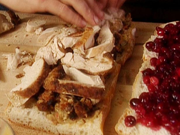 Turkey, Dressing and Cranberry Panini image